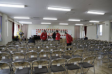 Ishinomaki-Higashi Nursery School. Dedication Ceremony.