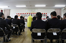 Ishinomaki-Higashi Nursery School. Dedication Ceremony.