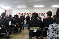 Ishinomaki-Higashi Nursery School. Dedication Ceremony.