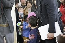 Ishinomaki-Higashi Nursery School. Dedication Ceremony.