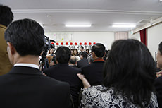 Ishinomaki-Higashi Nursery School. Dedication Ceremony.