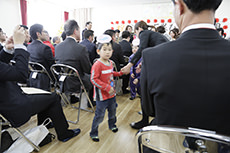 Ishinomaki-Higashi Nursery School. Dedication Ceremony.