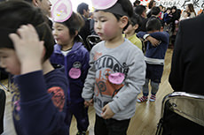 Ishinomaki-Higashi Nursery School. Dedication Ceremony.