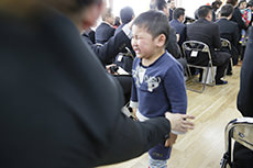 Ishinomaki-Higashi Nursery School. Dedication Ceremony.