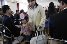 Ishinomaki-Higashi Nursery School. Dedication Ceremony.