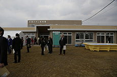 Ishinomaki-Higashi Nursery School. Dedication Ceremony.