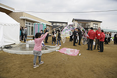 Ishinomaki-Higashi Nursery School. Dedication Ceremony.