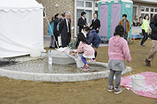 Ishinomaki-Higashi Nursery School. Dedication Ceremony.