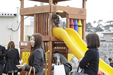 Ishinomaki-Higashi Nursery School. Dedication Ceremony.