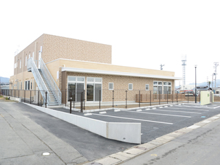 Ishinomaki-Higashi Nursery School December 2013 Construction completion. Appearance (Southwest surface）