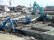 Ishinomaki-Takara Nursery School Construction. November 2015